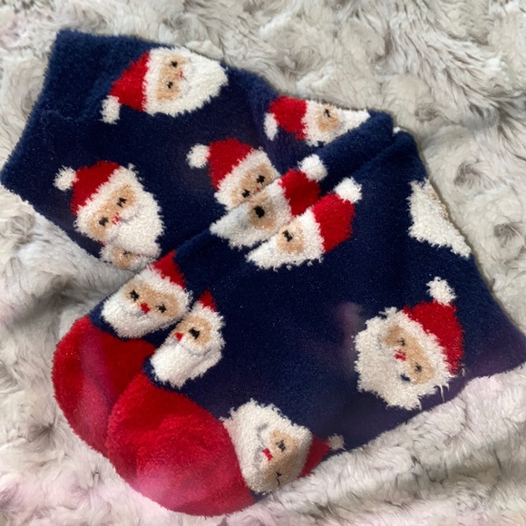 Santa Claus Cozy Cotton Socks - Picture 1 of 2